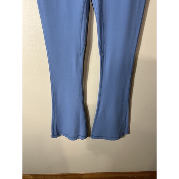 Lululemon Align High Rise Mini Flare Pant 32" Blue Stretch Performace Size 8 - Picture 8 of 11